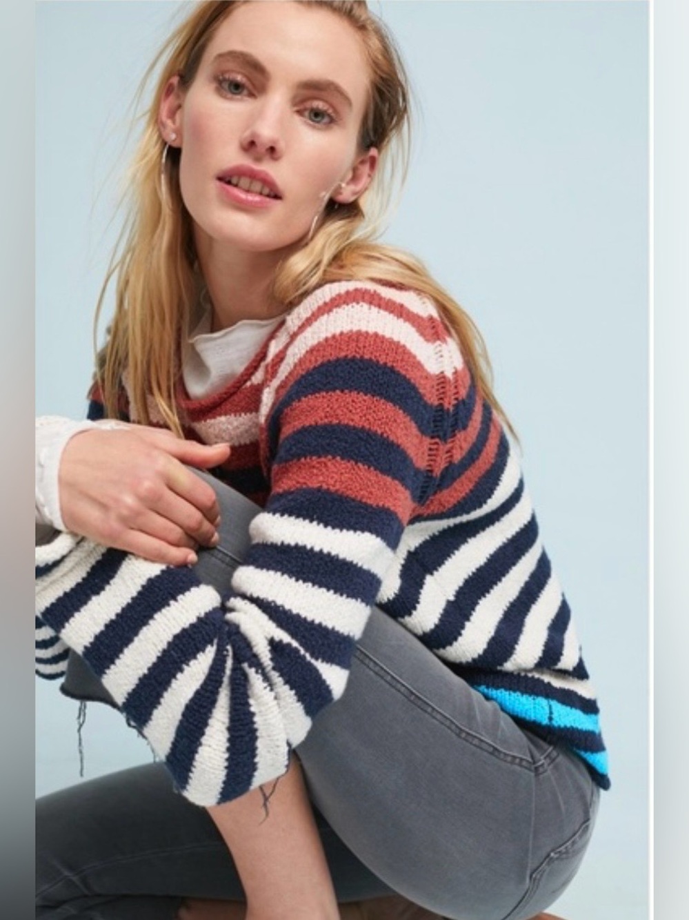Anthropologie Moth Ame sweater 18” p2p - Picture 2 of 11